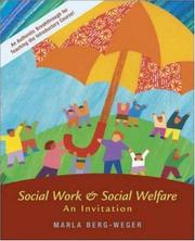 Cover of: Social Work and Social Welfare | Marla Berg-Weger