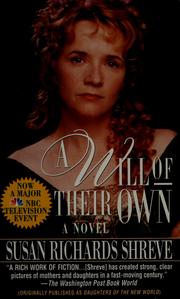 Cover of: A will of their own