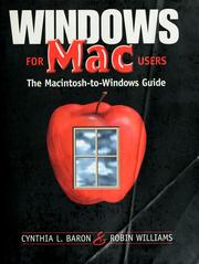Cover of: Windows for Mac users