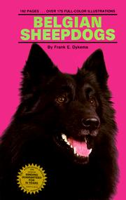 Cover of: Belgian sheepdogs by Frank E. Dykema
