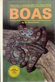 Cover of: Boas and Other Non-Venomous Snakes