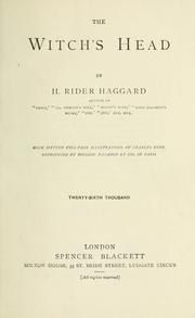 Cover of: The witch's head. by H. Rider Haggard