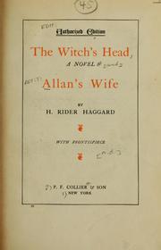 Cover of: The witch's head by H. Rider Haggard