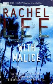 Cover of: With Malice by Rachel Lee