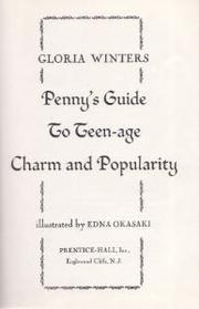 Cover of: Penny's guide to teen-age charm and popularity. by Gloria Winters