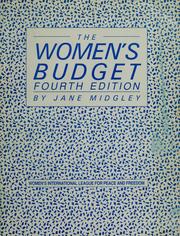Cover of: The women's budget by Jane Midgley
