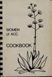 Women of ACC cookbook by Women of ACC.