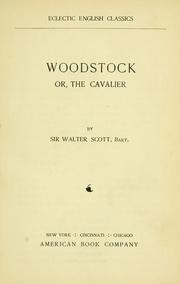 Cover of: Woodstock by Sir Walter Scott