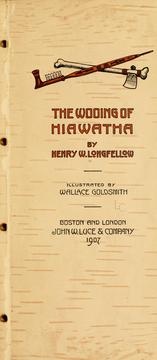 Cover of: The wooing of Hiawatha...