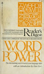 Word power by Editors of Reader's Digest