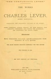 Cover of: works of Charles Lever