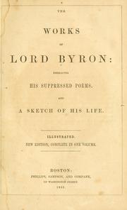 Cover of: The works of Lord Byron by Lord Byron