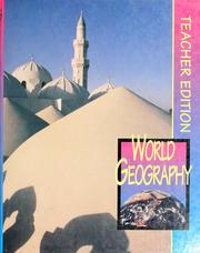 Cover of: World geography