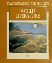 Cover of: World literature