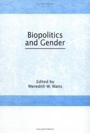 Cover of: Biopolitics and gender