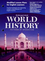 Cover of: World history: Patterns of interaction : teacher's resource package.