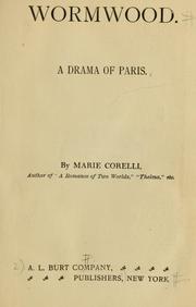 Cover of: Wormwood by Marie Corelli