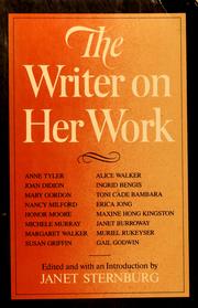 Cover of: The Writer on her Work by edited and with an introduction by Janet Sternberg.