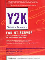 Cover of: Y2K technical reference for NT server: solutions for NT server, BackOffice, and non-NT network applications