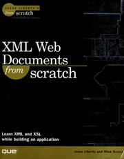 Cover of: XML Web documents from scratch