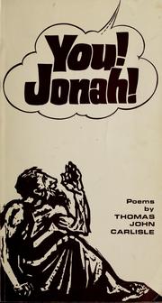 Cover of: You! Jonah! by Thomas John Carlisle