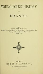 Cover of: Young folks' history of France
