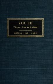 Cover of: Youth: the years from ten to sixteen