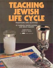 Cover of: Teaching Jewish life cycle by Barbara Binder Kadden