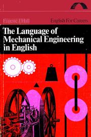 Cover of: The Language of Mechanical Engineering in English