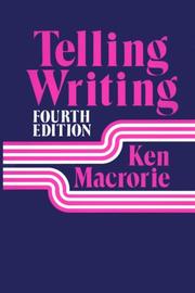 Cover of: Telling writing