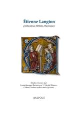 Cover of: Etienne Langton, prédicateur, bibliste, théologien by 