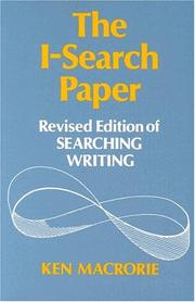 Cover of: The I-search paper