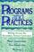 Cover of: Programs and practices