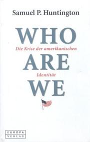 Cover of: Who Are We by Samuel P. Huntington