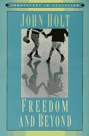 Cover of: Freedom and beyond