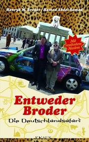 Cover of: Entweder Broder: Die Deutschlandsafari