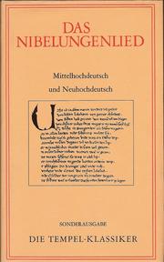 Cover of: Das Nibelungenlied by Mittelhochdeutsch und Übertr. [in Neuhochdeutsch] von Karl Simrock ; [hrsg. und bearb. von Andreas Heusler].