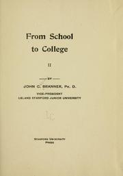 Cover of: From school to college, II