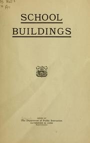 School buildings by Colorado. Dept. of Public Instruction.