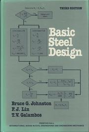 Cover of: Basic Steel Design by Bruce Gilbert Johnston