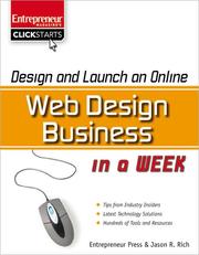 Cover of: Design and Launch an Online Web Design Business in a Week