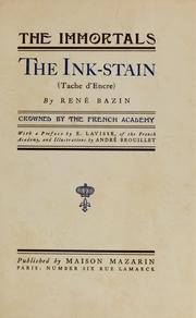 Cover of: The ink-stain (Tache d'encre)