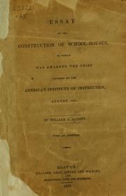Cover of: Essay on the construction of school-houses