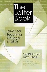 Cover of: The letter book: ideas for teaching college English