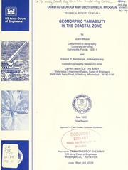 Cover of: Geomorphic variability in the coastal zone by Joann Mossa
