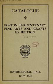 Cover of: Boston Tercentenary Fine Arts and Crafts Exhibition