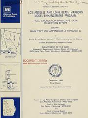 Cover of: Los Angeles and Long Beach Harbor Model Enhancement Program, tidal circulation prototype data collection effort by David D. McGehee