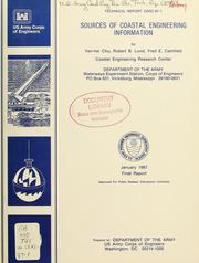 Cover of: Sources of coastal engineering information