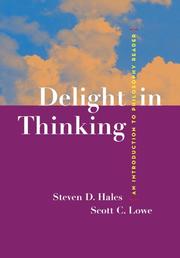 Cover of: Delight in thinking: an introduction to philosophy reader