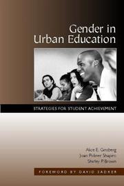 Cover of: Gender in Urban Education: Strategies for Student Achievement